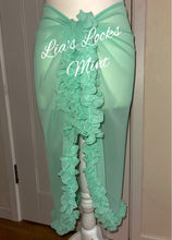 Load image into Gallery viewer, Frilly Ruffle Mint Sarong