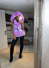 Load image into Gallery viewer, Lilac Romani Coat (Faux Fur)