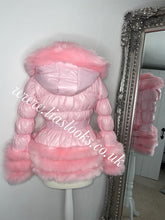 Load image into Gallery viewer, Candy Floss Pink Romani Coat (Faux Fur)