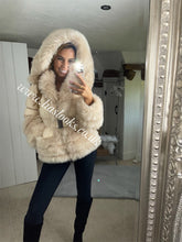 Load image into Gallery viewer, Sandy Beige Romani Coat (Faux Fur)