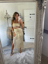 Load image into Gallery viewer, Two Piece Beige Beach Skirt Set - (CLEARANCE)