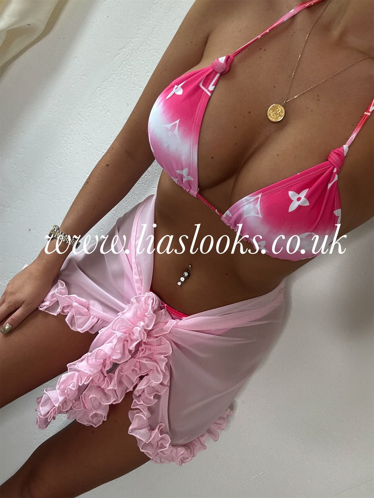 Pink Red Knot Bikini Lia s Looks