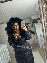 Load image into Gallery viewer, Fur Collar Puffer Coat (Long Line)
