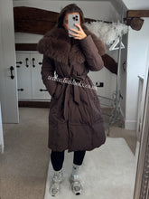 Load image into Gallery viewer, Long Fur Parka Coat
