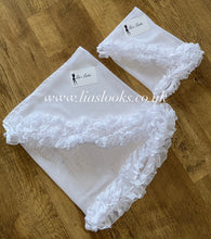 Load image into Gallery viewer, Frilly Ruffle White Sarong
