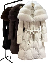 Load image into Gallery viewer, Long Fur Parka Coat
