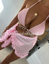 Load image into Gallery viewer, Frilly Ruffle Baby Pink Sarong
