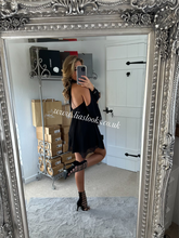 Load image into Gallery viewer, Black Cowl Neck Dress (CLEARANCE)

