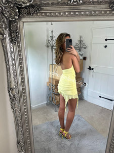 Lemon Frilly Dress (CLEARANCE)