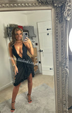 Load image into Gallery viewer, Black Tie Up Swimsuit (CLEARANCE)
