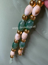 Load image into Gallery viewer, Pistachio Luxe Beaded Detailed Bikini &amp; Skirt Skirt
