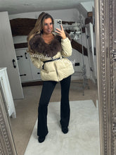 Load image into Gallery viewer, Fur Collar Puffer Coat

