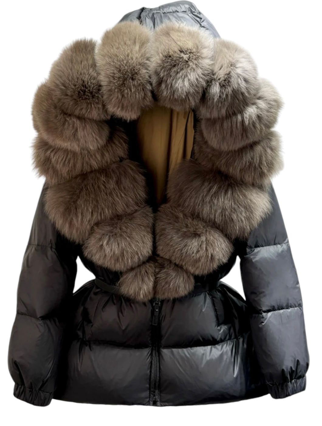Fur Collar Puffer Coat