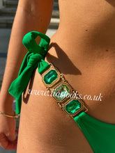Load image into Gallery viewer, Emerald Green Jewelled Bikini
