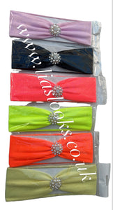 Rhinestone/Pearl Headbands (16 Colours Available)