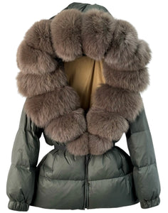 Fur Collar Puffer Coat