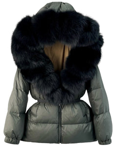 Fur Collar Puffer Coat