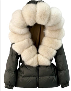 Fur Collar Puffer Coat