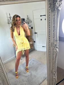 Lemon Frilly Dress (CLEARANCE)