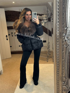 Fur Collar Puffer Coat
