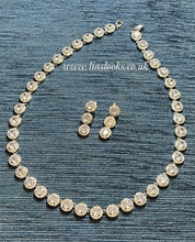 Load image into Gallery viewer, Bling Tennis Chain Necklace - Gold (+ Free Earrings)
