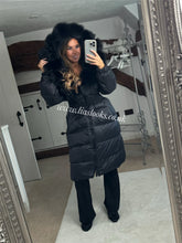 Load image into Gallery viewer, Fur Collar Puffer Coat (Long Line)
