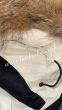 Load image into Gallery viewer, Fur Drawstring Hooded Puffer Coat (Long Line)
