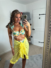 Load image into Gallery viewer, Lemon Frilly Ruffle High Waist Bikini
