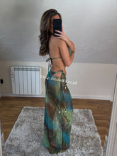 Load image into Gallery viewer, Olive Multi Print Bikini &amp; Skirt Set
