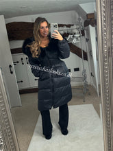 Load image into Gallery viewer, Fur Collar Puffer Coat (Long Line)
