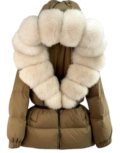 Fur Collar Puffer Coat