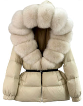 Load image into Gallery viewer, Fur Collar Puffer Coat
