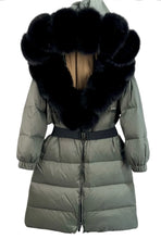 Load image into Gallery viewer, Fur Collar Puffer Coat (Long Line)
