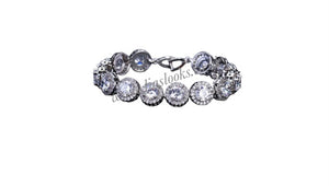 Bling Tennis Chain Bracelet (Silver)