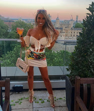 Load image into Gallery viewer, Beige Summer Skirt Set
