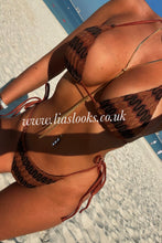Load image into Gallery viewer, Zig Zag 3 Piece Set (Brown)
