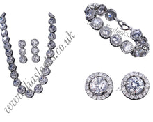 Load image into Gallery viewer, Bling Tennis Chain Bracelet (Silver)

