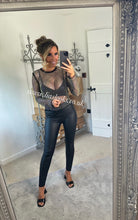Load image into Gallery viewer, Black Leather Look Leggings (CLEARANCE)
