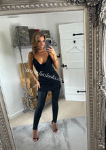 Load image into Gallery viewer, Black Leather Look Leggings (CLEARANCE)
