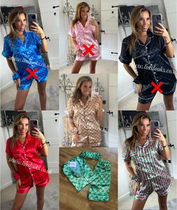 Satin Pj’s and Headband (CLEARANCE)