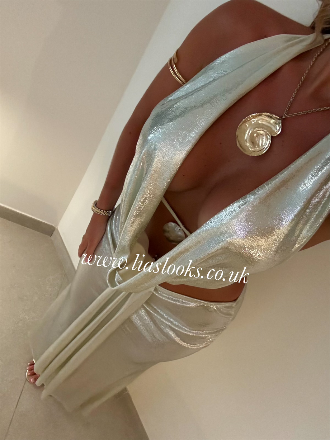 Shimmery Shell Two Piece