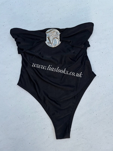 Gold Detailed Bodysuit (clearance)