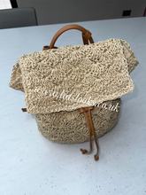 Load image into Gallery viewer, Crochet/Ratton Bag
