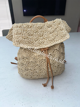 Load image into Gallery viewer, Crochet/Ratton Bag
