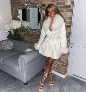 Ivory Wool & Cashmere Coat