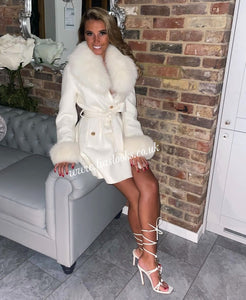 Ivory Wool & Cashmere Coat