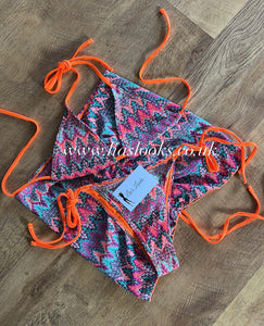 Zig Zag 3 Piece Set (Orange)