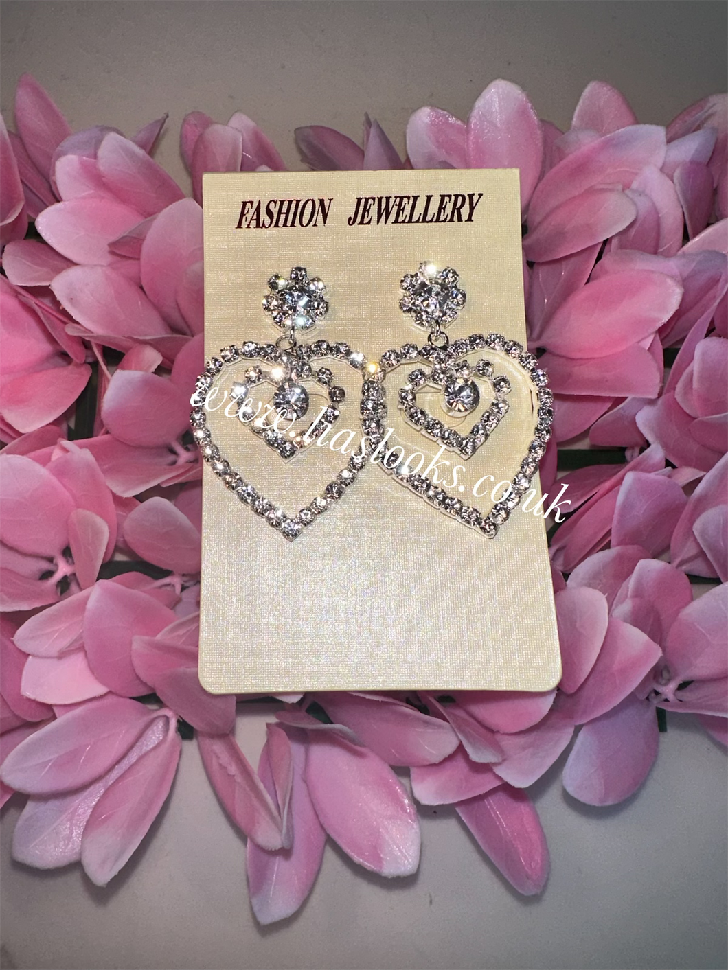 Bling Heart Earrings (CLEARANCE)