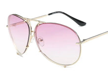Load image into Gallery viewer, Pink Oversized Porsha Sunglasses
