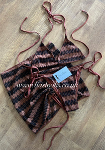 Zig Zag 3 Piece Set (Brown)